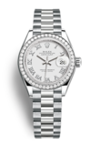 Rolex Часы Rolex Datejust Ladies m279139rbr-0013 White gold and Diamonds