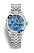 Rolex Datejust m278344rbr-0038 Oystersteel White gold and Diamonds