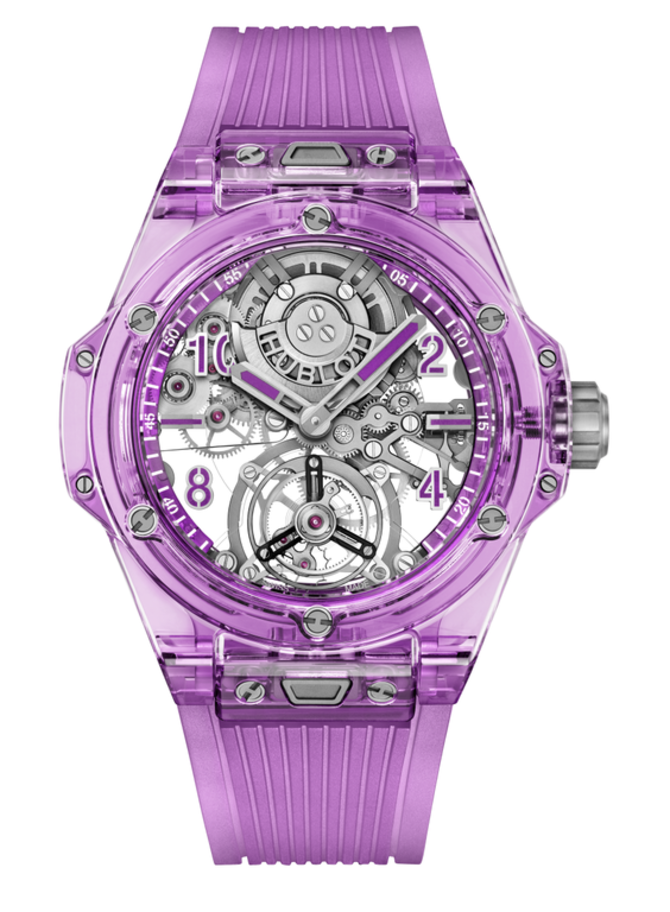Hublot 429.JM.0120.RT Big Bang 44mm Tourbillon Automatic Purple Sapphire