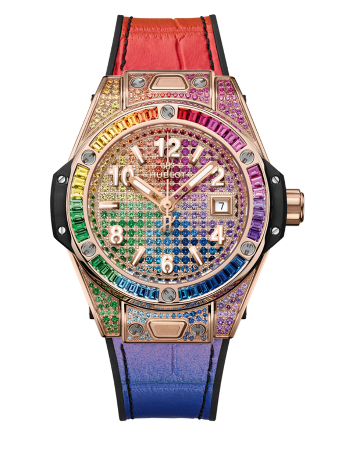 Hublot 485.OX.9900.LR.0999 Big Bang One Click 39 mm King Gold Rainbow