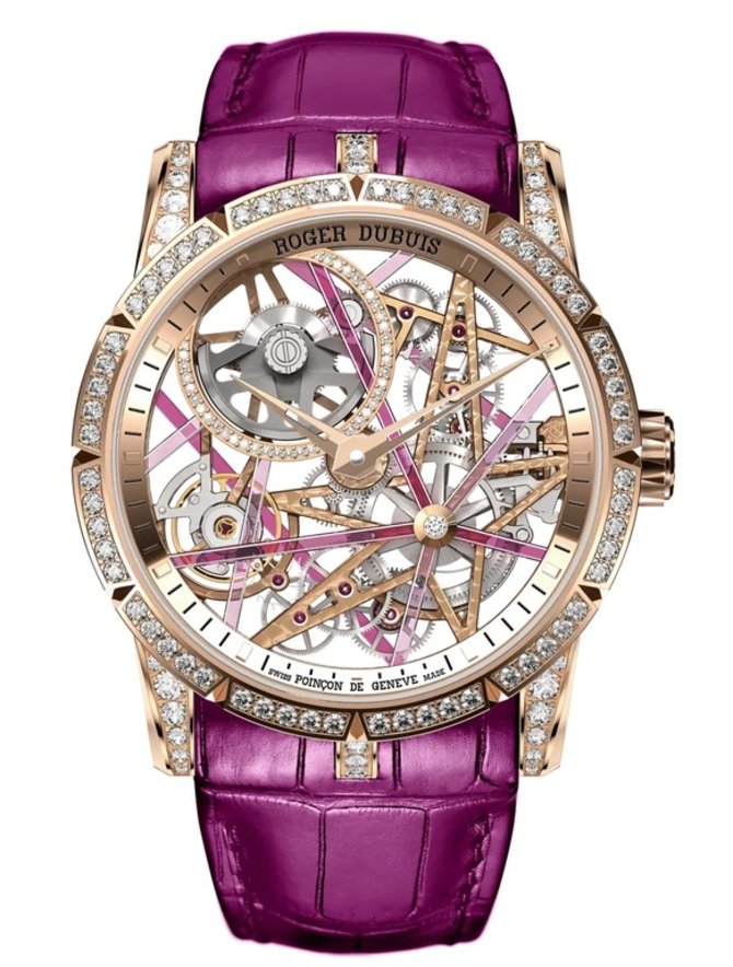 Roger Dubuis RDDBEX0757 Excalibur Blacklight Pink Gold 42 mm