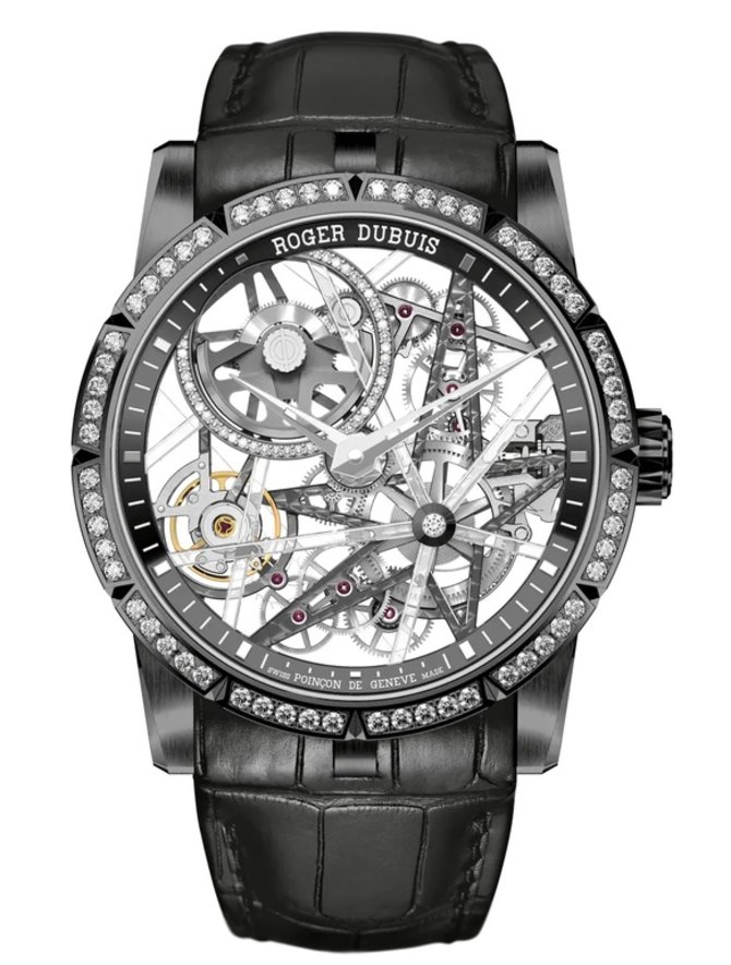 Roger Dubuis RDDBEX0756 Excalibur Blacklight DLC Titanium 42 mm