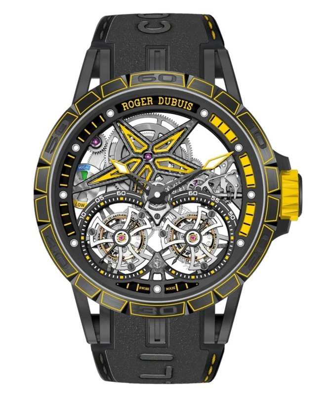 Roger Dubuis RDDBEX0755 Excalibur Spider Pirelli Black DLC Titanium 47 mm