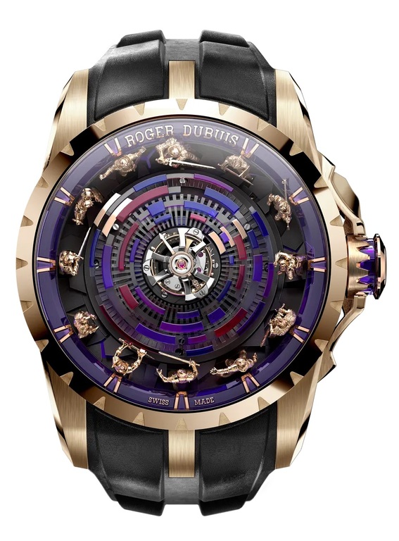 RDDBEX1025 Roger Dubuis Knights Of The Round Table Monotourbillon Pink Gold 45 mm Excalibur
