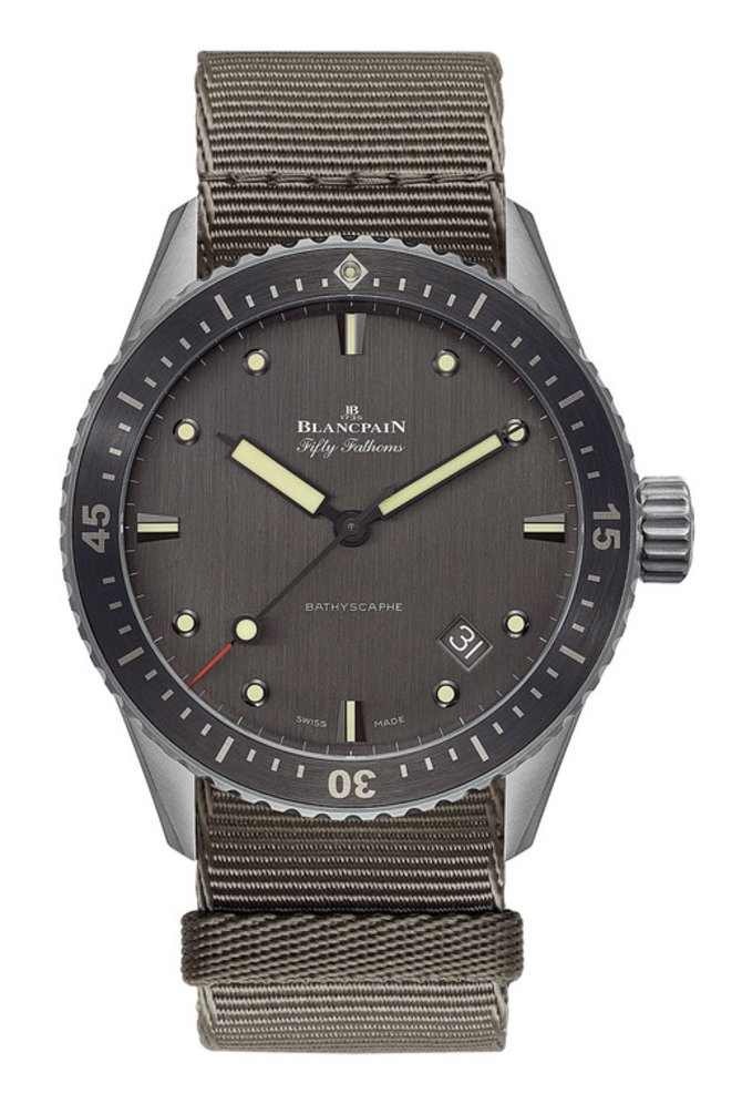 Blancpain 5000-1210-NAGA Fifty Fathoms Bathyscaphe Titanium 43 mm