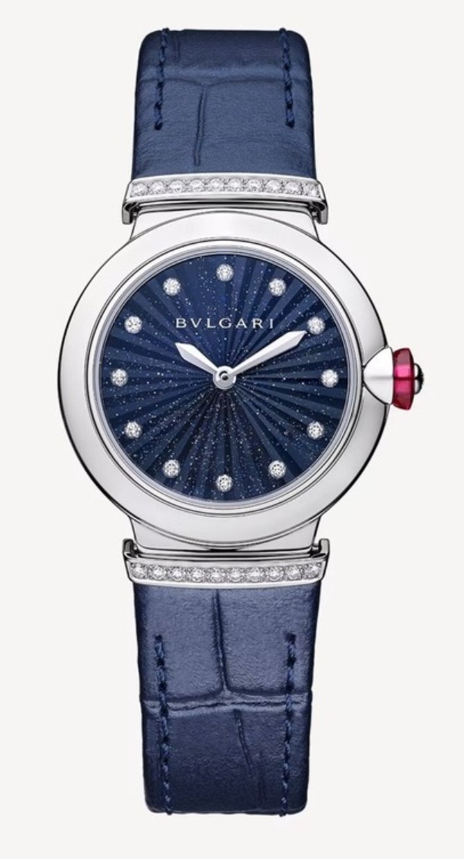 Bvlgari 103617 Lvcea Intarsio Aventurine 28 mm