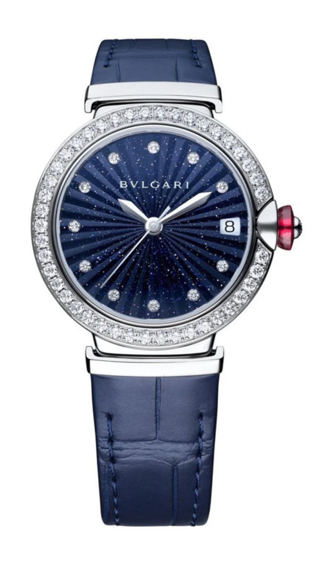 Bvlgari 103620 Lvcea Intarsio Aventurine 33 mm