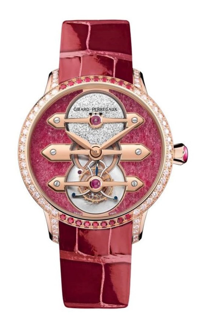 Girard Perregaux 99242B52CH01-CKHA Haute Horlogerie Bridges Tourbillon with Three Gold Bridges Ruby Heart