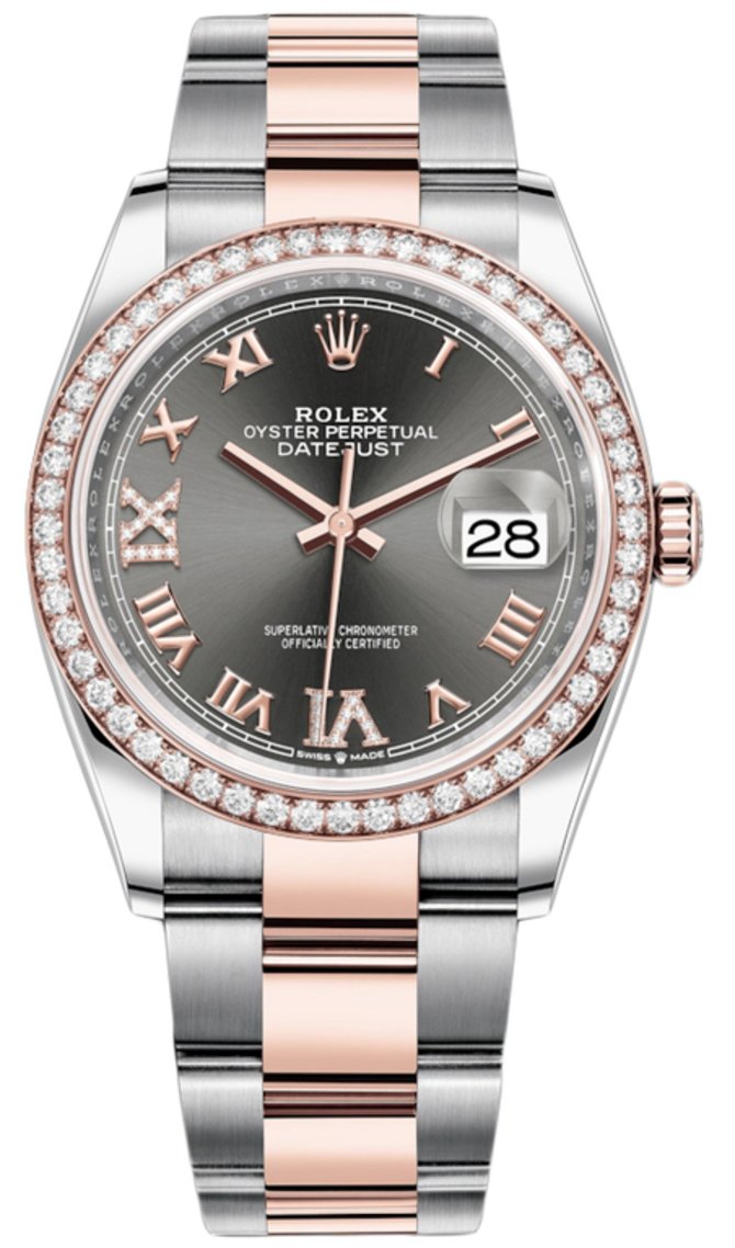 Rolex 126281RBR-0012 Datejust 36 Everose Rolesor