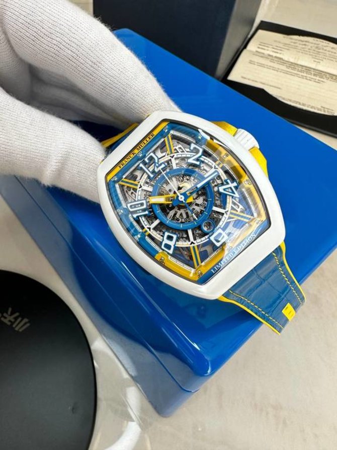 Franck Muller V 45 SC DT SOT RCG FLO Vanguard Skeleton Ukraine - фото 3
