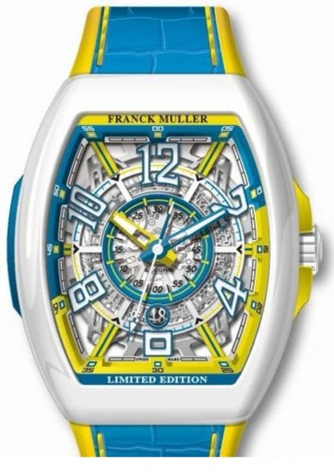 Franck Muller V 45 SC DT SOT RCG FLO Vanguard Skeleton Ukraine - фото 4