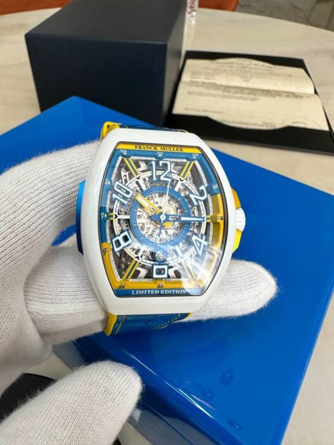 Franck Muller V 45 SC DT SOT RCG FLO Vanguard Skeleton Ukraine - фото 6