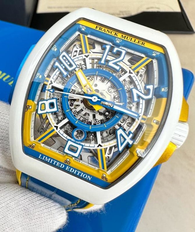 Franck Muller V 45 SC DT SOT RCG FLO Vanguard Skeleton Ukraine - фото 7