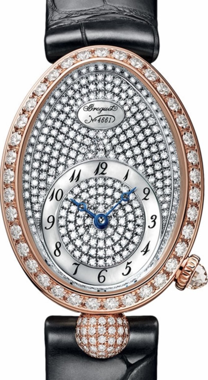 Breguet 8928BR/8D/944/DD0D3L Reine De Naples Pink Gold Diamonds - фото 1