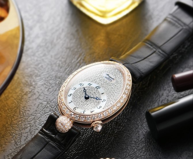 Breguet 8928BR/8D/944/DD0D3L Reine De Naples Pink Gold Diamonds - фото 4