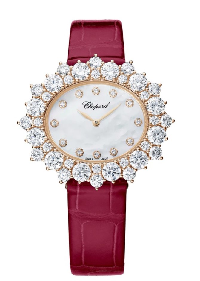 Chopard 13A390-5100 Happy Diamonds L'heure du Diamant Oval Medium