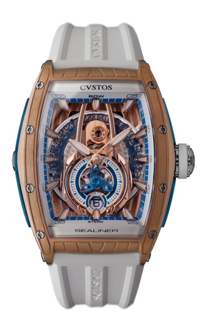 Cvstos C00103.4125001 Challenge Sea-Liner PS Bicolor 5N Red Gold / Skyblue 41 mm