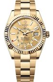 Rolex Часы Rolex Sky-Dweller 336938-0001 42 mm Yellow Gold