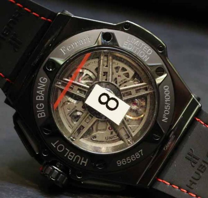 Hublot 401.QX.0123.VR Big Bang Unico Ferrari Red Magic Carbon - фото 5