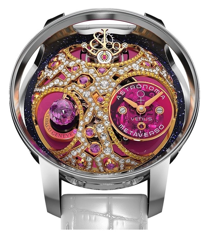 Venus Jacob & Co High Jewelry Masterpieces Astronomia Metaverso Tourbillon
