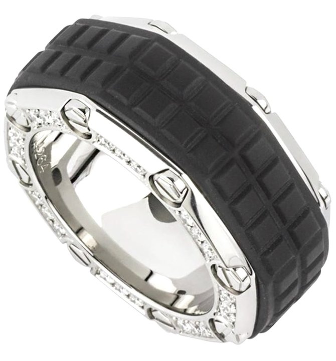 Audemars Piguet Titanium Diamond Royal Oak Offshore Ring - фото 4