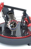 Kunstwinder Double Watch Winder Black & Red carbon fiber