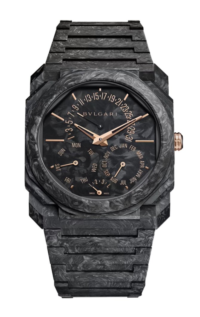Bvlgari 103778 Octo Finissimo CarbonGold Perpetual Calendar