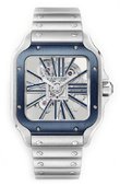 Cartier Santos De Cartier WHSA0026 Skeleton Large Model