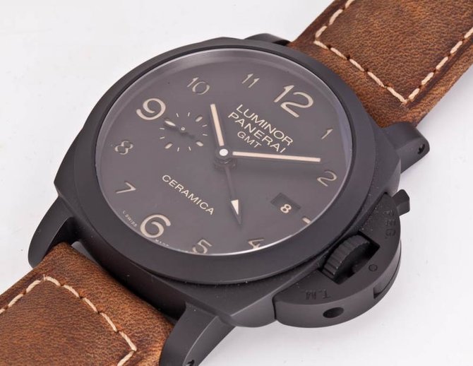 Officine Panerai PAM00441 Luminor 3 Days GMT Automatic Ceramica - фото 8