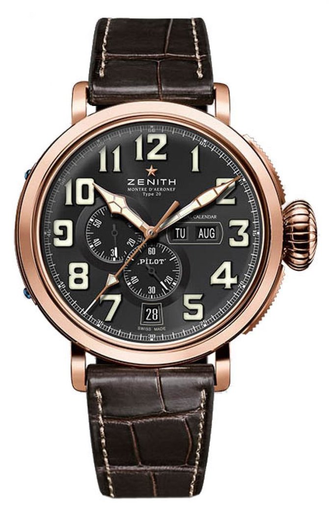 Zenith 87.2430.4054/21.C721 Pilot Montre dAeronef Type 20 Annual Calendar - фото 1