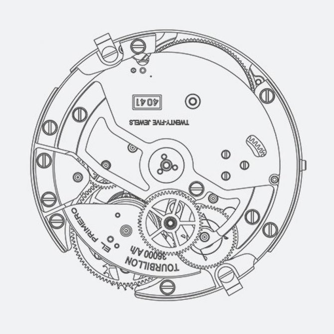 Zenith 22.2190.4041/01.C498 Captain TOURBILLON - фото 3