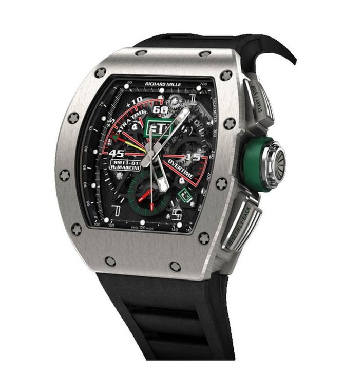 Richard Mille RM 11-01 Automatic Flyback Chronograph - Roberto Mancini  RM Titanium - фото 1