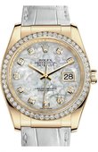 Rolex Часы Rolex Datejust Ladies 116188 mother of pearl Yellow Gold - Diamond Bezel