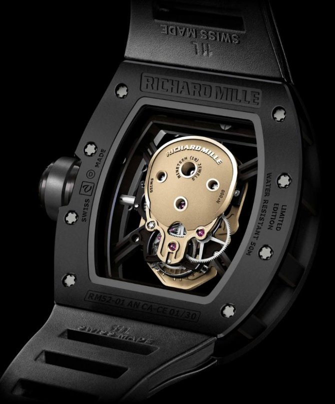 Richard Mille RM 52-01 RM Skull Nano-Ceramic - фото 2