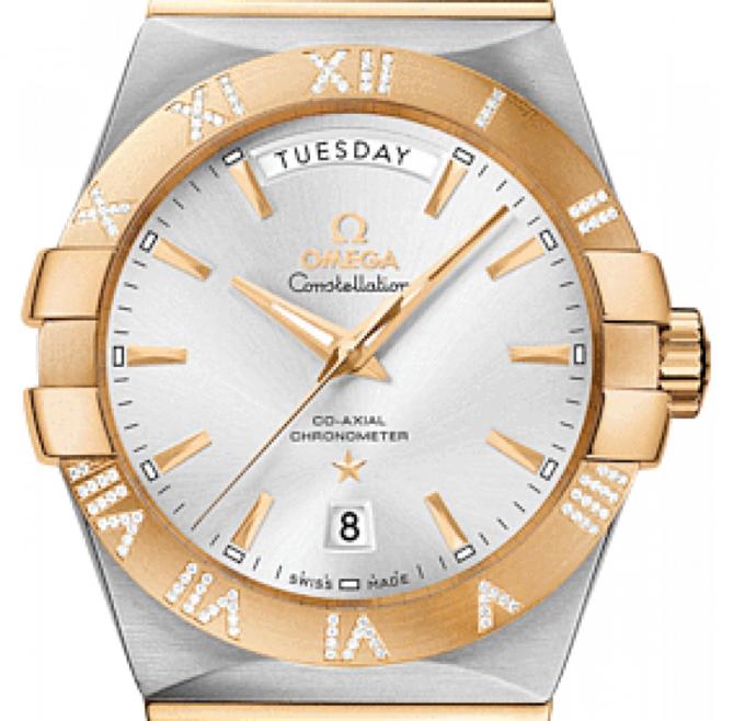 Omega 123.25.38.22.02-002 Constellation Co-axial day-date - фото 3