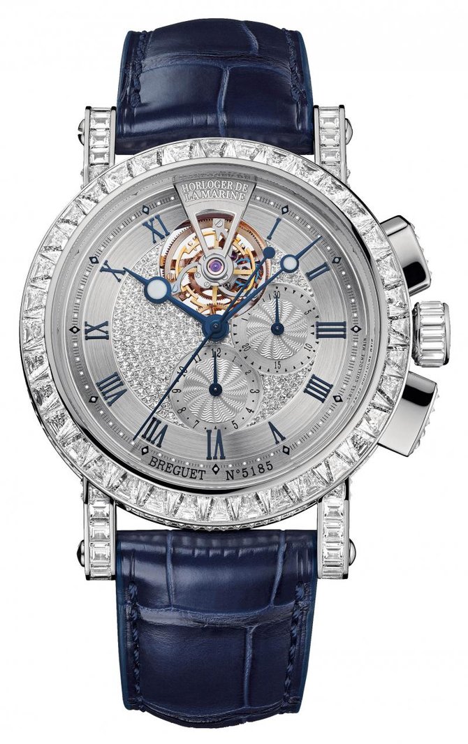 Breguet 5839BB/6D/9ZU DD0D Marine 5839 Marine Tourbillon High Jewellery - фото 1
