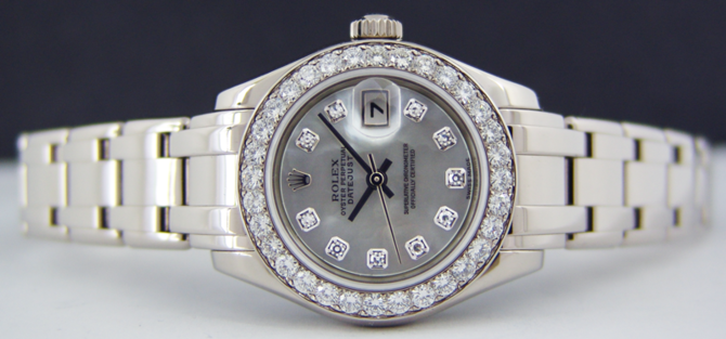 Rolex 80299 md Datejust Ladies Pearlmaster 29mm White Gold - фото 5