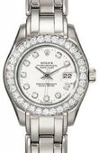 Rolex Часы Rolex Datejust Ladies 80299 md Pearlmaster 29mm White Gold