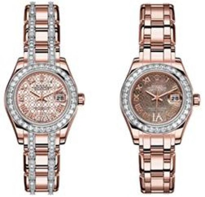 Rolex 80285 White Datejust Ladies Pearlmaster 29mm Everose Gold - фото 11
