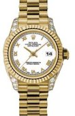 Rolex Часы Rolex Datejust Ladies 179238 wrp 26mm Yellow Gold