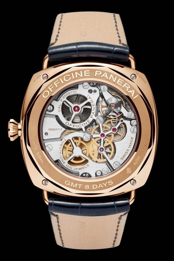 Officine Panerai PAM00538 Special Editions Radiomir 8 Days GMT Oro Rosso 2013 - фото 2