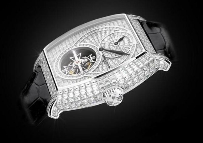 Vacheron Constantin 30682/000G-9477 Malte Tonneau Regulator Tourbillon High Jewellery - фото 2