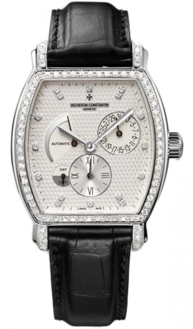 Vacheron Constantin 47700/000G-9416 Malte Tonneau Dual Time Diamond Set - фото 1