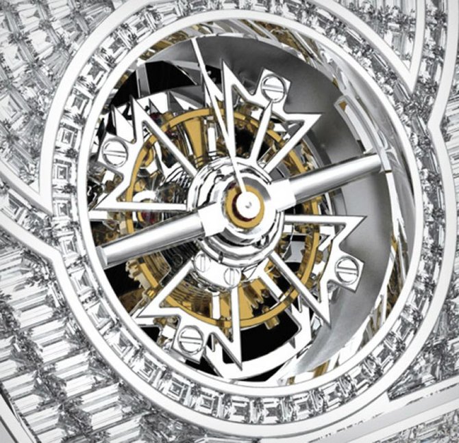 Vacheron Constantin 30682/S21G-9477 Malte Tonneau Regulator Tourbillon High Jewellery - фото 3