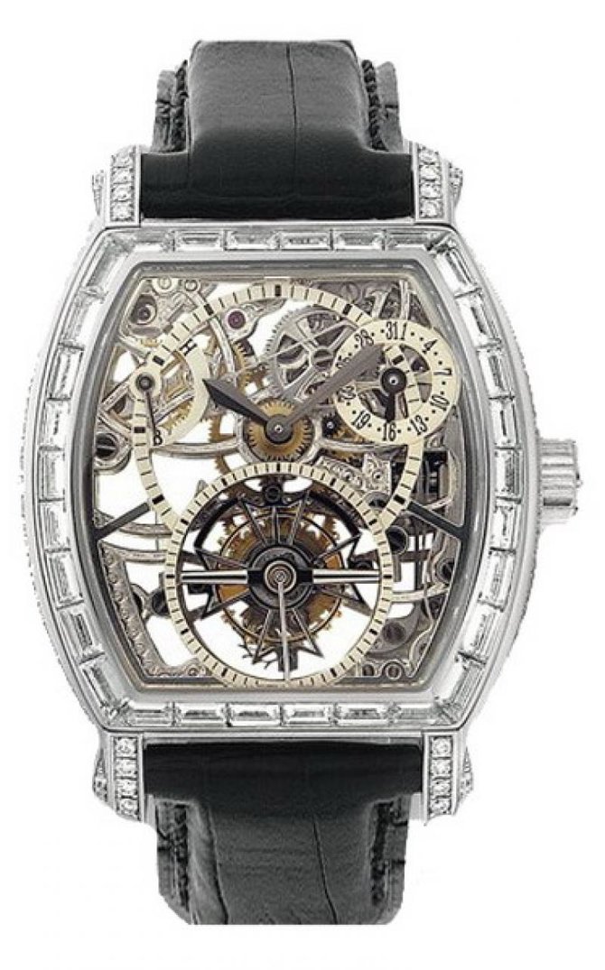 Vacheron Constantin 30669/000P-8953 Malte Tonneau Skeleton Tourbillon High Jewellery - фото 1