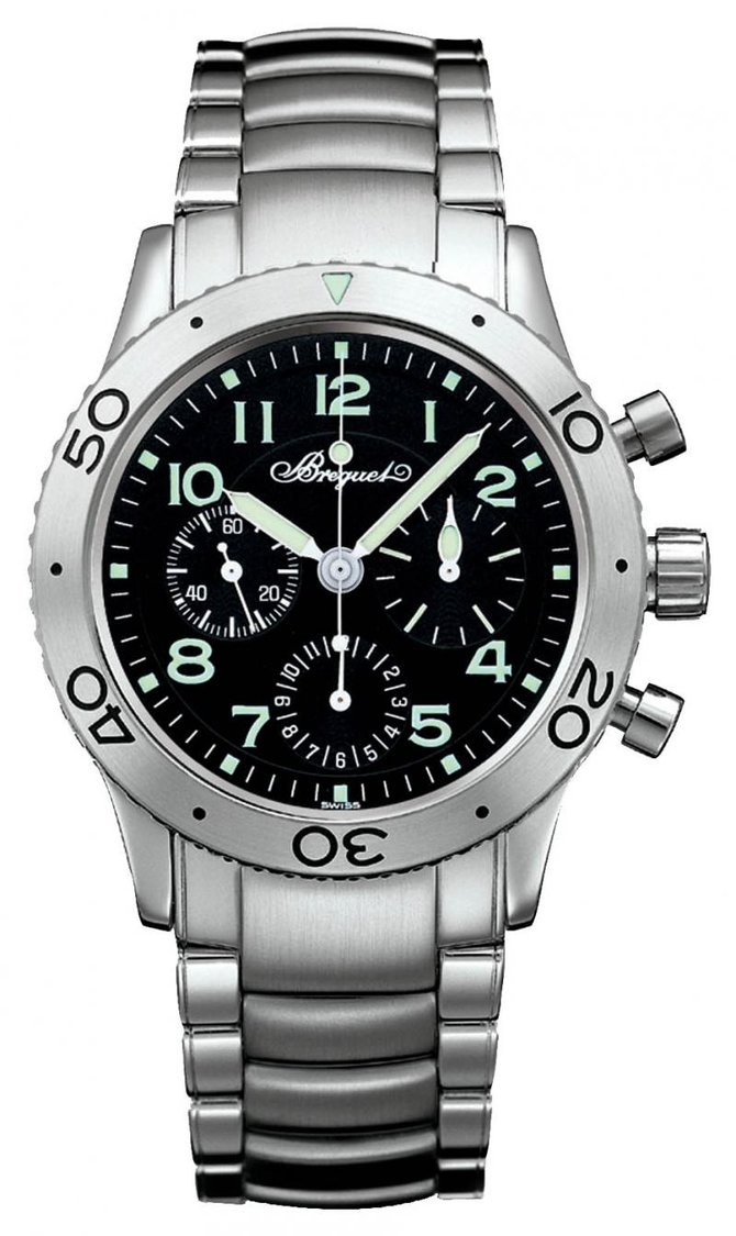Breguet 3800ST/92/SW9 Type XX/Type XXI 3800 Type XX Aeronavale Flyback Chronograph