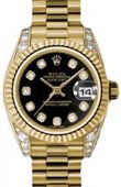 Rolex Datejust Ladies 179238 bkdp 26mm Yellow Gold