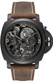 Officine Panerai Часы Officine Panerai Special Editions PAM00528 Lo Scienziato - Luminor 1950 Tourbillon GMT Ceramica