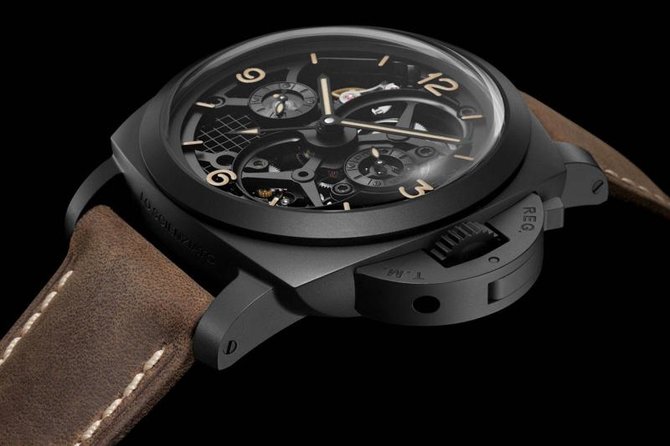Officine Panerai PAM00528 Special Editions Lo Scienziato - Luminor 1950 Tourbillon GMT Ceramica - фото 3