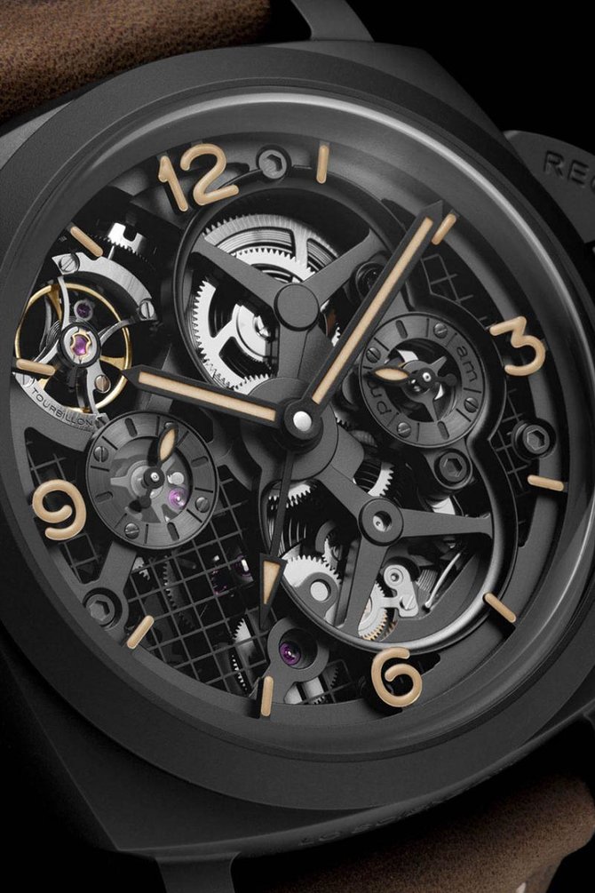 Officine Panerai PAM00528 Special Editions Lo Scienziato - Luminor 1950 Tourbillon GMT Ceramica - фото 4